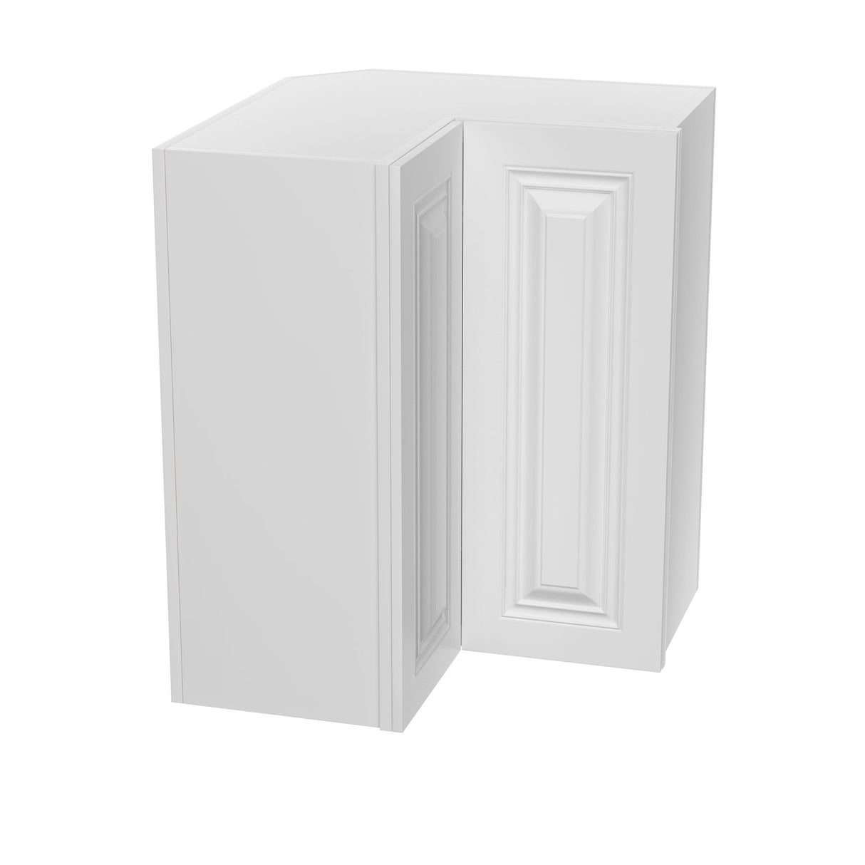 Park Avenue White - Corner Wall Cabinet | 24"W x 30"H x 12"D