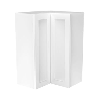 Elegant White - Corner Wall Cabinet | 24