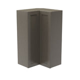 RTA - Elegant Smoky Grey - 42" High Corner Wall Cabinet | 24"W x 42"H x 12"D