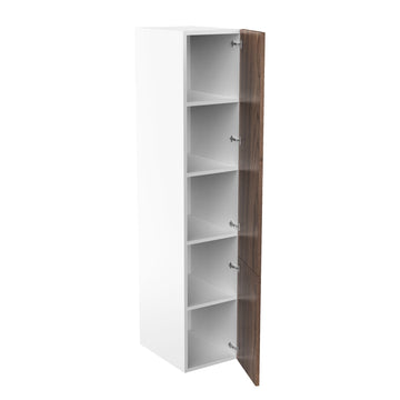RTA Walnut Cabinet - Single Door Tall Cabinets | 18