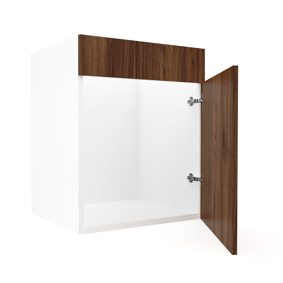 RTA - Walnut - Sink Vanity Cabinets | 24"W x 34.5"H x 21"D