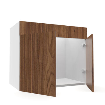 RTA - Walnut - Sink Vanity Cabinets | 36"W x 30"H x 21"D
