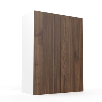 RTA - Walnut - Double Door Wall Cabinet | 24