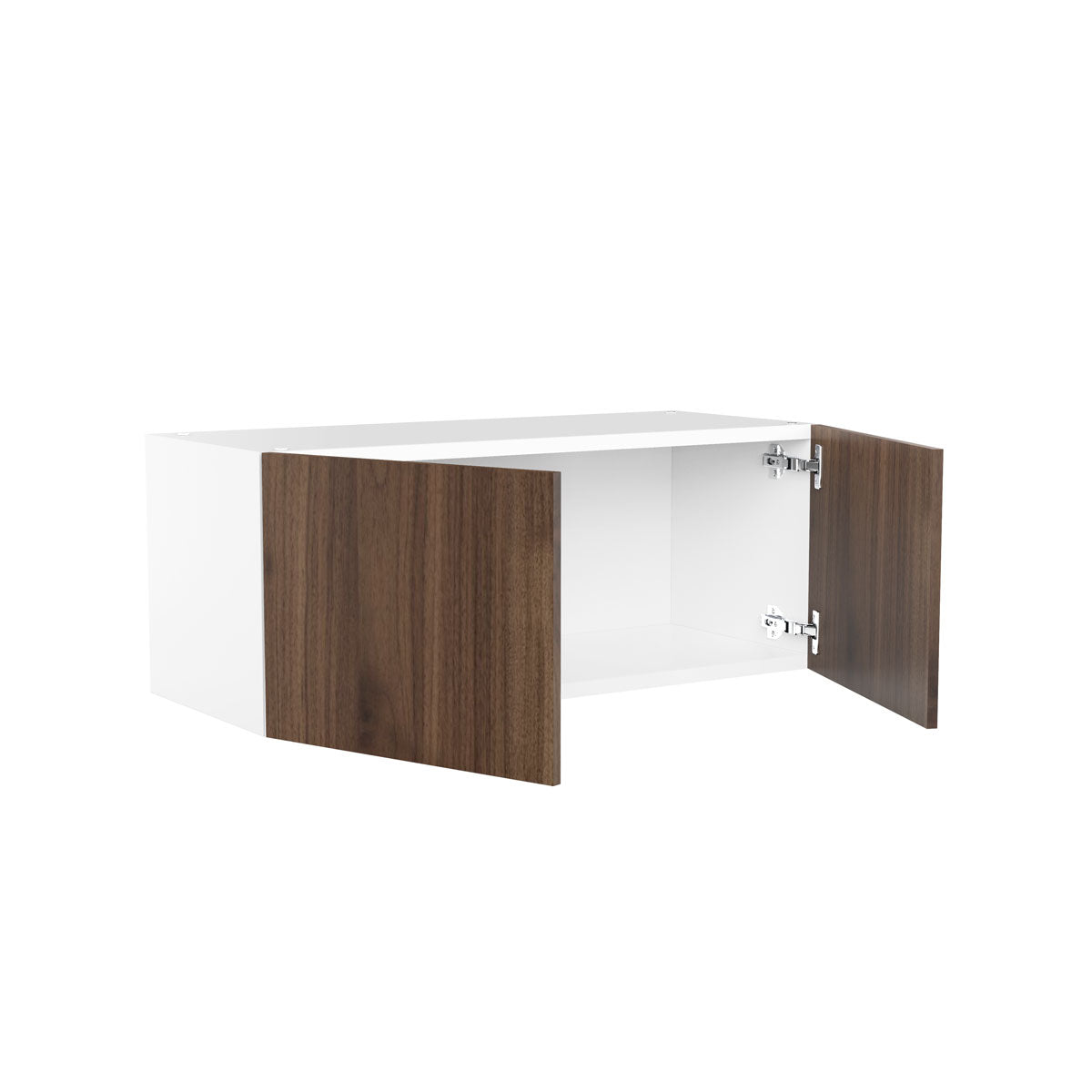 RTA - Walnut - Double Door Wall Cabinets | 30"W x 12"H x 12"D