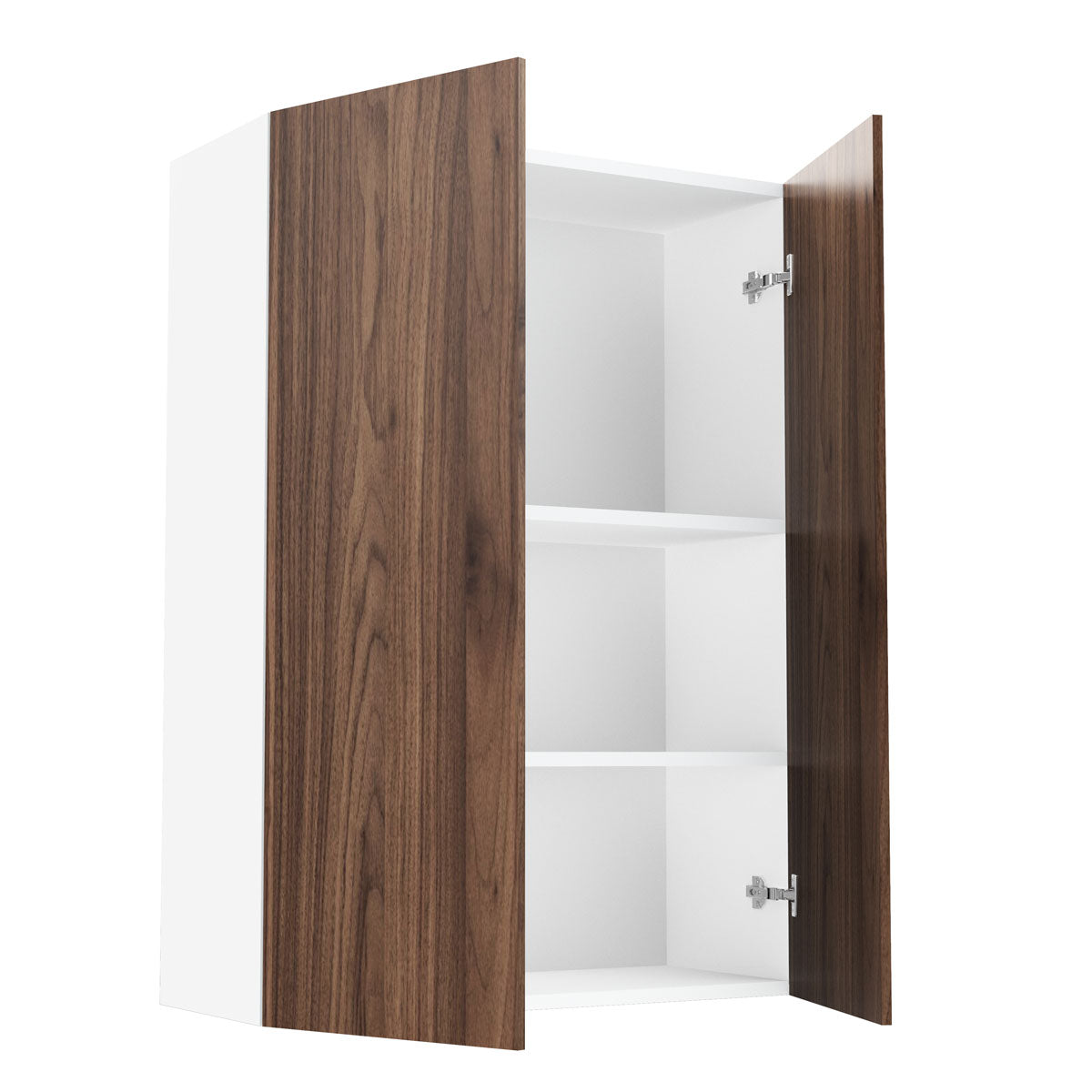 RTA - Walnut - Double Door Wall Cabinets | 30"W x 42"H x 12"D