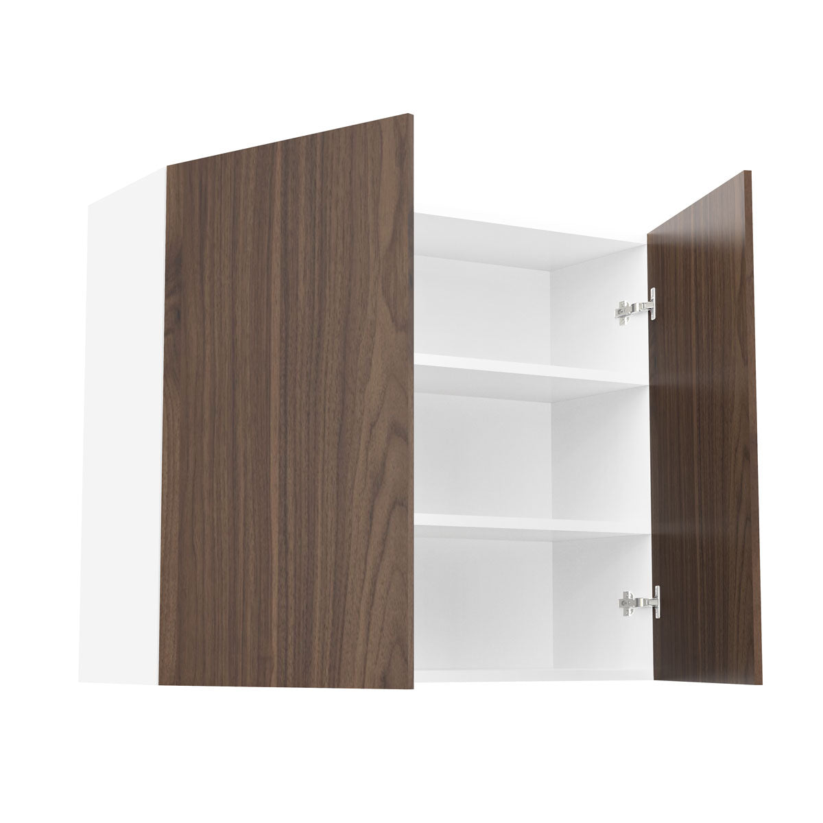 RTA - Walnut - Double Door Wall Cabinets | 36"W x 30"H x 12"D