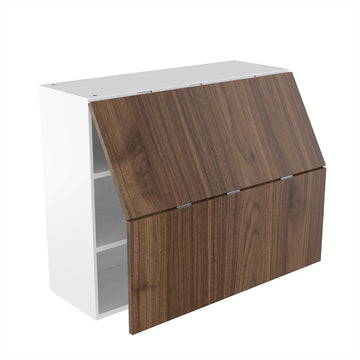RTA - Walnut - Bi-Fold Door Wall Cabinets | 36"W x 30"H x 12"D