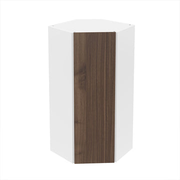 RTA - Walnut - Diagonal Wall Cabinets | 24