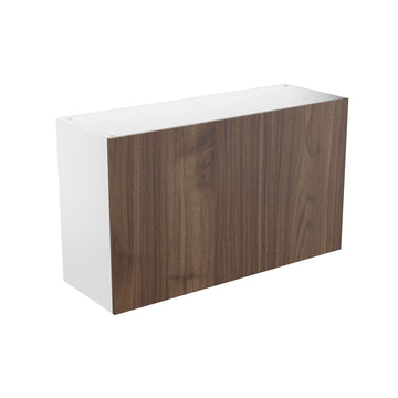 RTA - Walnut - Horizontal Door Wall Cabinets | 36"W x 21"H x 12"D