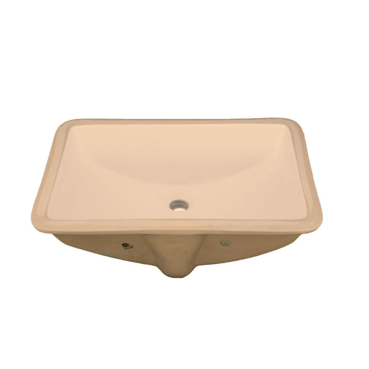 Vanity Fantasies "Trench" Porcelain Rectangular Undermount Vanity Sink