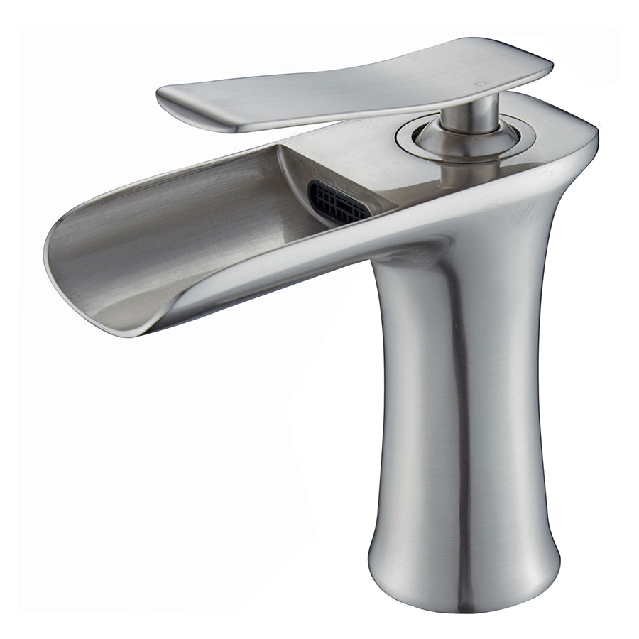 Single Hole Single Handle Bathroom Faucet W/ Drain Assembly | Legion Furniture