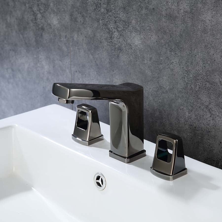 Widespread Double Handle Bathroom Faucet W/ Drain Assembly | Legion Furniture