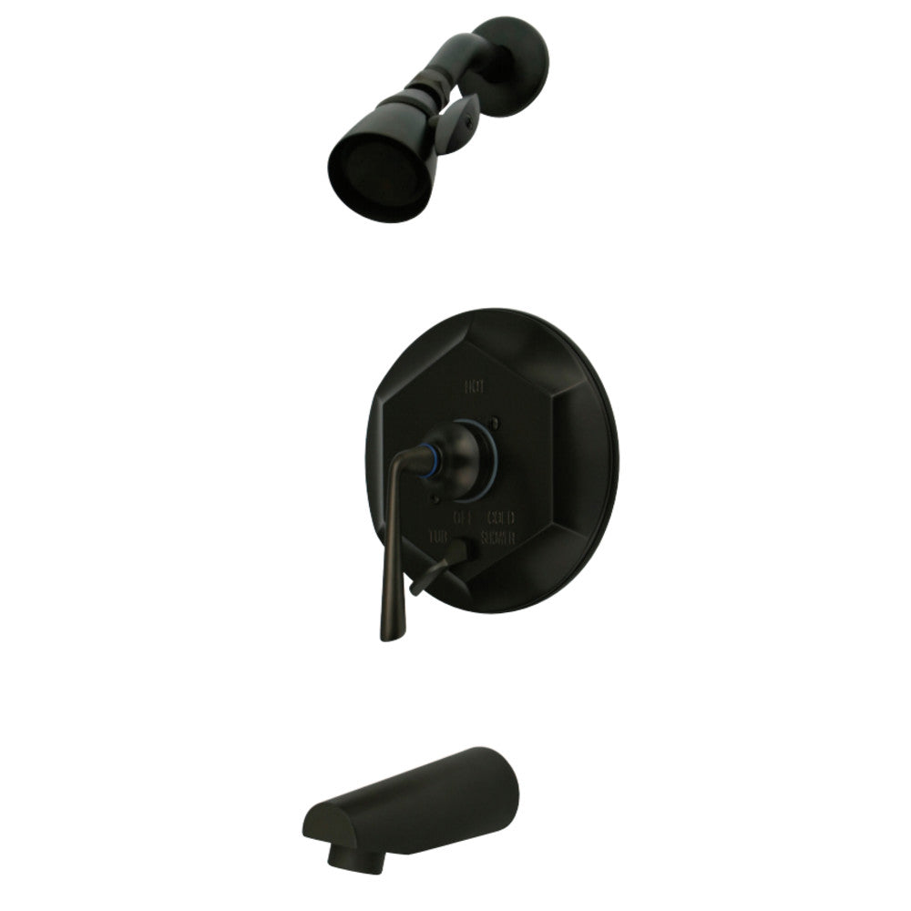 Silver Sage Single Lever Handle Pressure Balance Washerless Cartridge Tub & Shower Faucet