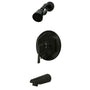 Silver Sage Single Lever Handle Pressure Balance Washerless Cartridge Tub & Shower Faucet