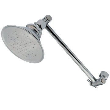 Victorian 4.7" Shower Head With 10" Adjustable Shower Arm, Polished Chrome