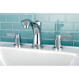 NuvoFusion 8 ' Widespread Lavatory Faucet W/ Retail Pop Up & 4.1" Spout Reach