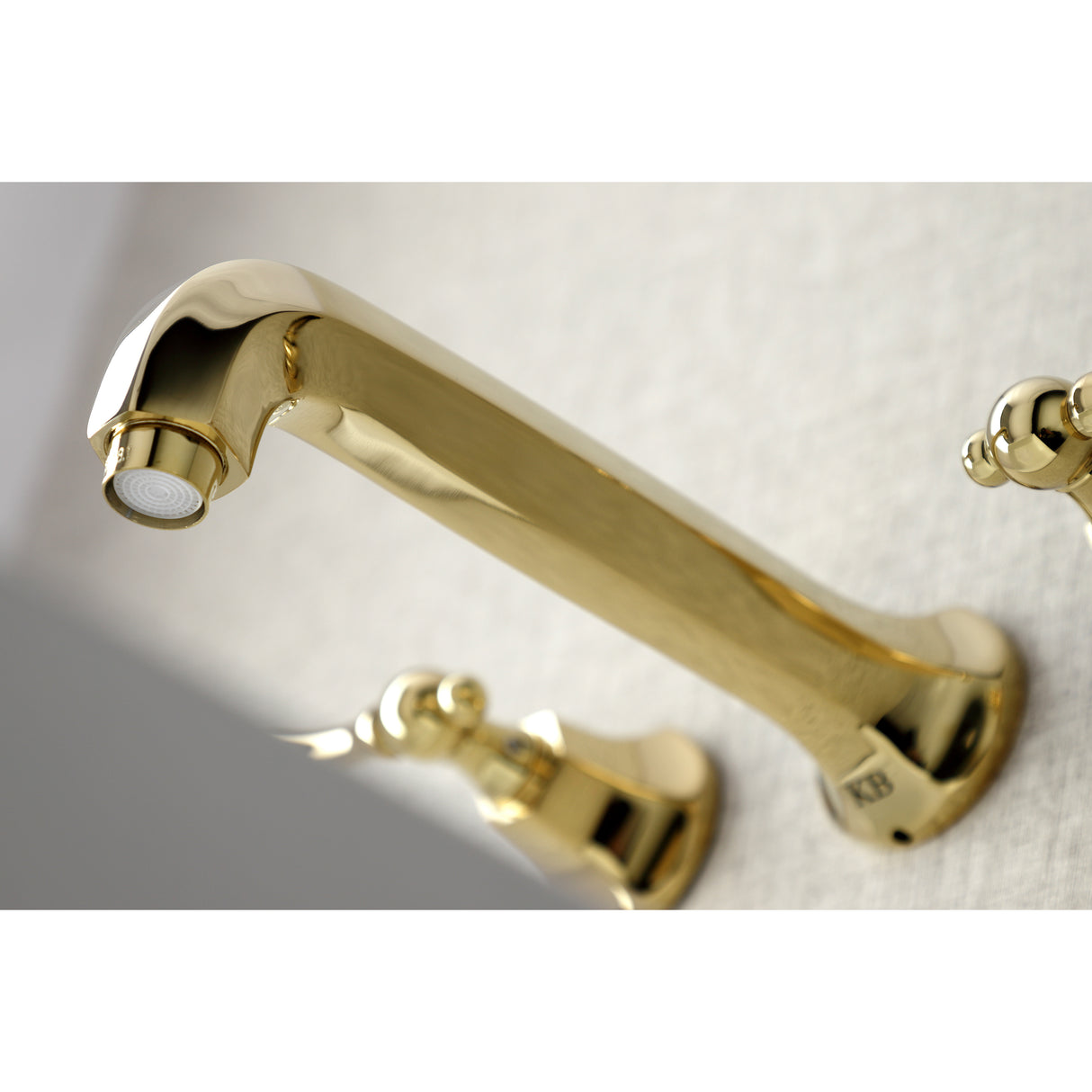 Metropolitan Two Handle Wall Mount Bathroom Faucet