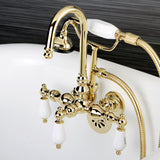 Vintage Clawfoot Tub Faucet With Hand Shower