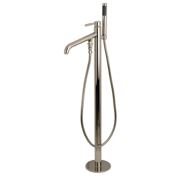 Concord Freestanding Roman Tub Faucet With Hand Shower, 9.5" In Spout Reach