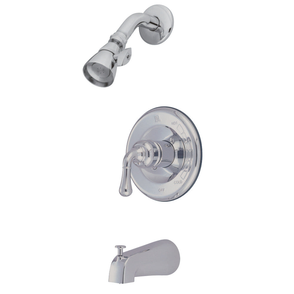 Magellan Single Lever Handle Operation Tub & Shower Faucet, Polished Chrome