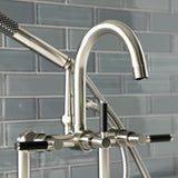 Kaiser 7" Deck Mount Clawfoot Tub Faucet