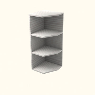 RTA - Pale Pine - End Wall Shelf Base Cabinets | 12"W x 36"H x 12"D
