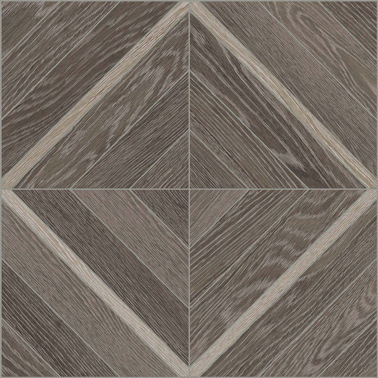 Marquetry Aspen Sequoia Matte Glazed Porcelain Mosaic