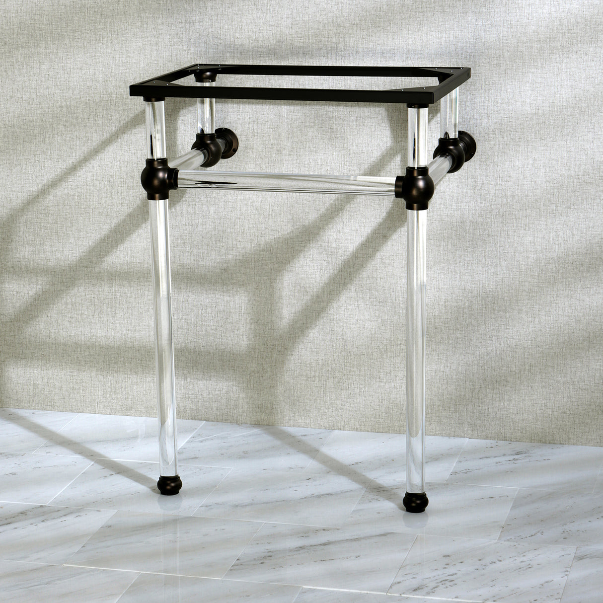 Templeton 24" x 20-3/8" x 33-1/4" Acrylic Console Sink Legs