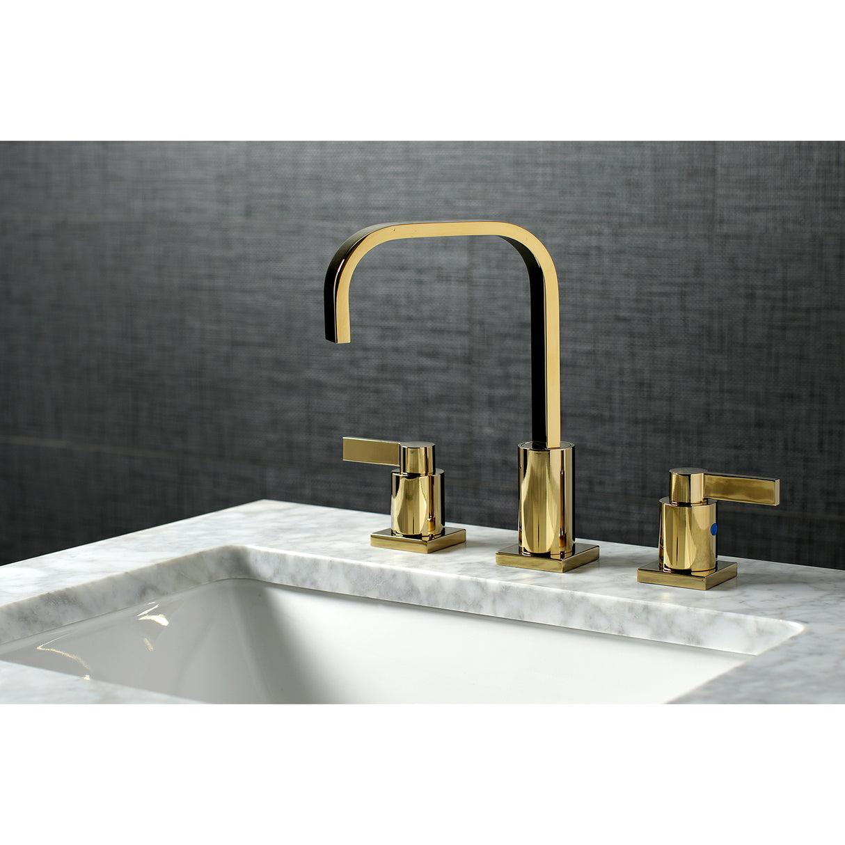 NuvoFusion Widespread Modern Bathroom Faucet