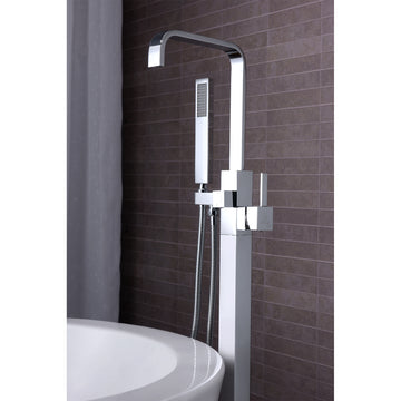 Claw Foot Tub Faucet with Hand Shower in Polished Chrome
