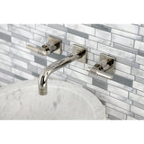 Milano Two-Handle Wall Mount Bathroom Faucet