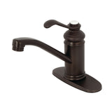 Templeton Single-Handle Single Hole Deck Mount Bathroom Sink Faucet with Push Pop-Up