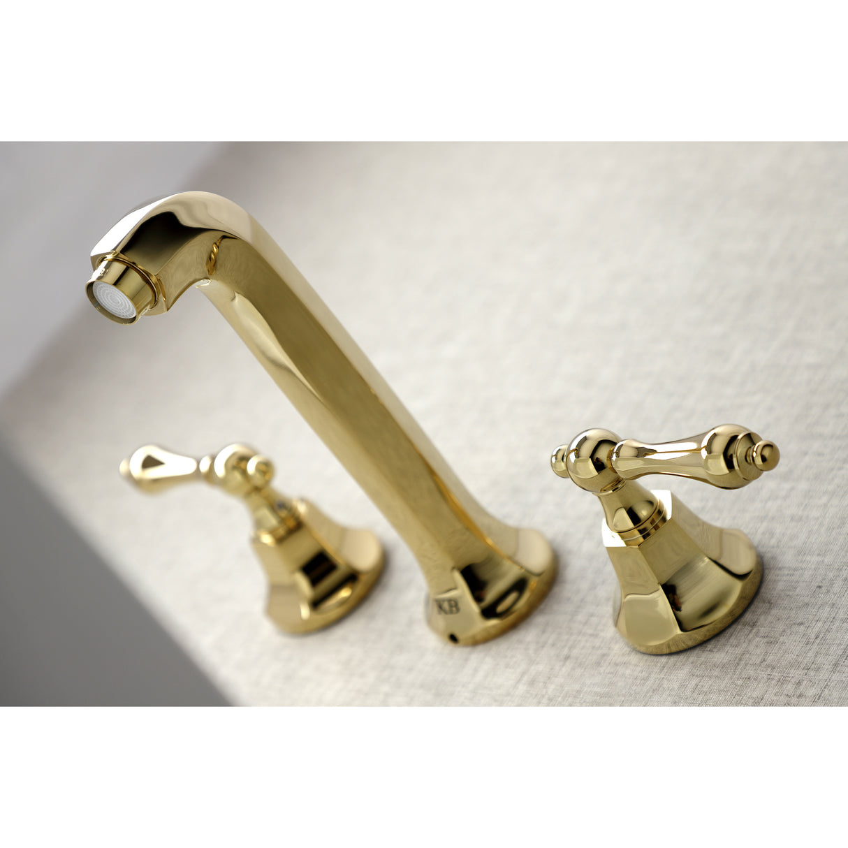 Metropolitan Two Handle Wall Mount Bathroom Faucet