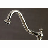 Restoration 8" Bridge Kitchen Faucet With Sprayer