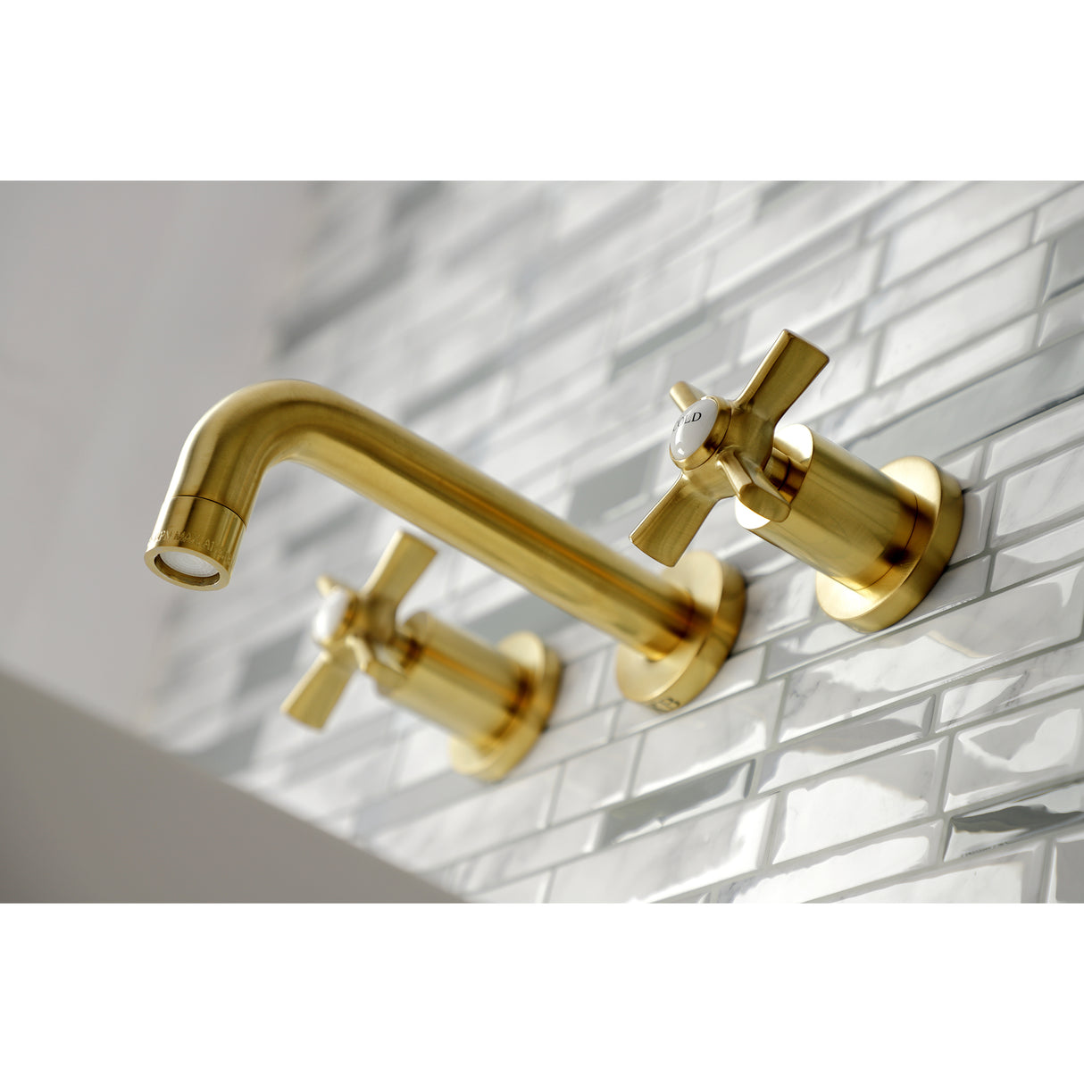 Millennium Two Handle Wall Mount Bathroom Faucet