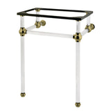 Templeton 24" x 20-3/8" x 33-1/4" Acrylic Console Sink Legs