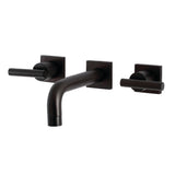 Manhattan Two-Handle Wall Mount Bathroom Faucet