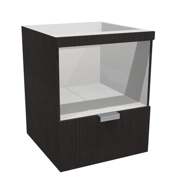 RTA - Brown Oak - Base Microwave Cabinet | 27