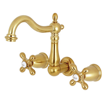 8-Inch Traditional Center Wall Mount Bathroom Faucet