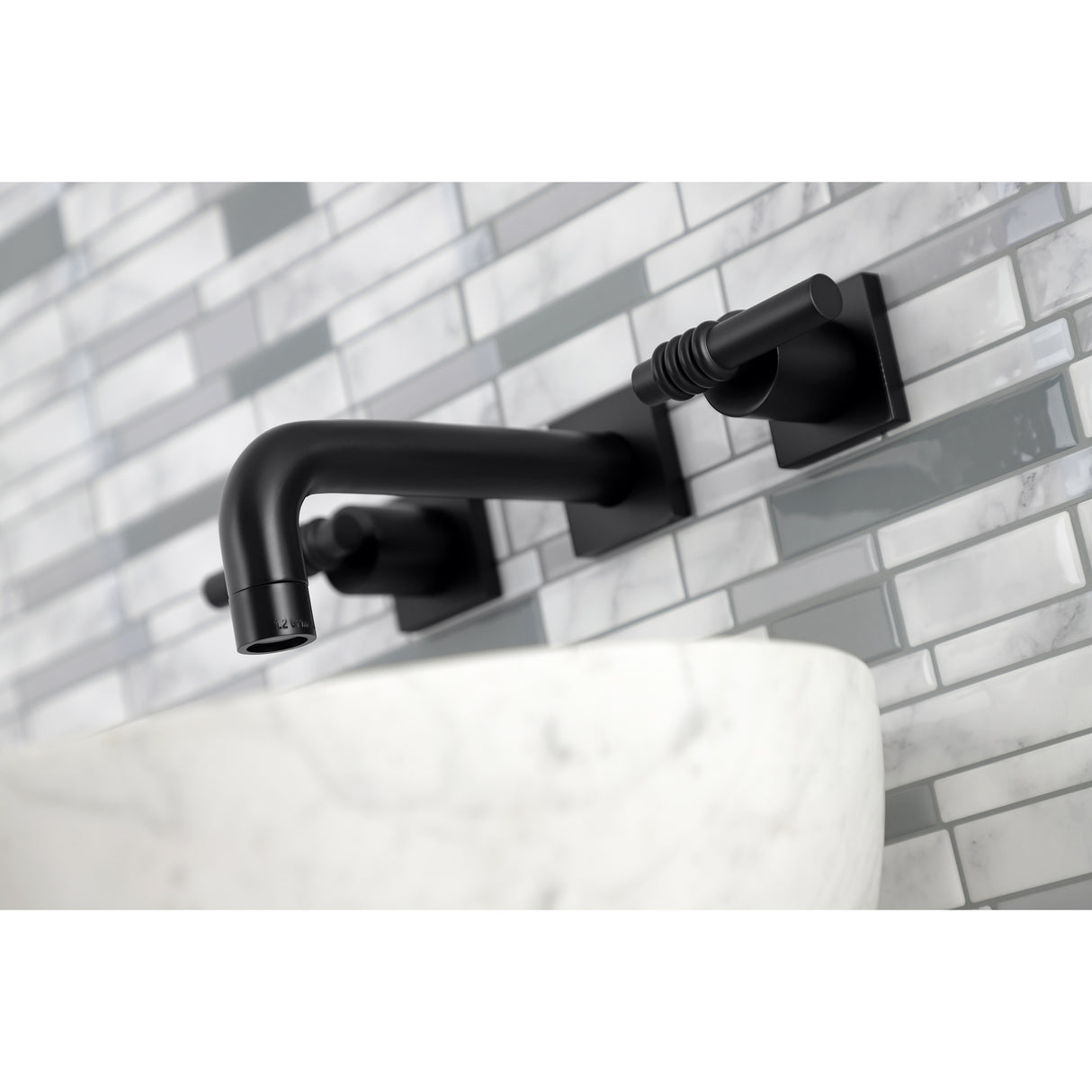 Milano Two-Handle Wall Mount Bathroom Faucet