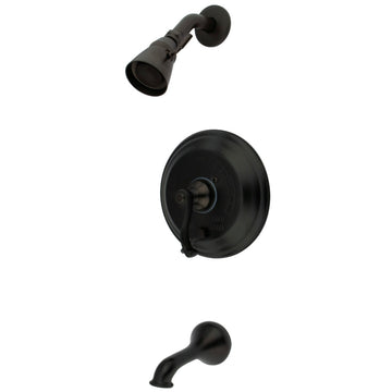 Restoration Tub And Shower Faucet French Lever Handle, Oil Rubbed Bronze