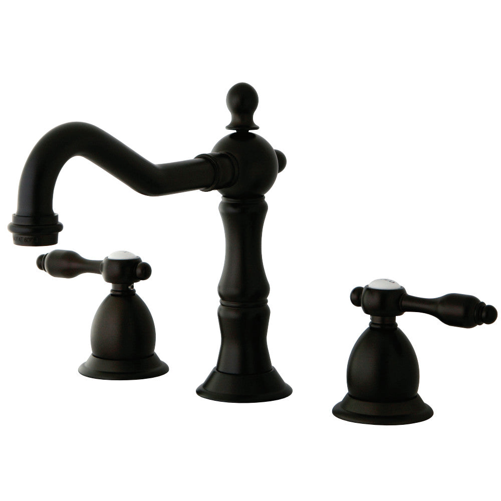 Tudor Widespread Lavatory Faucet With Brass Pop Up