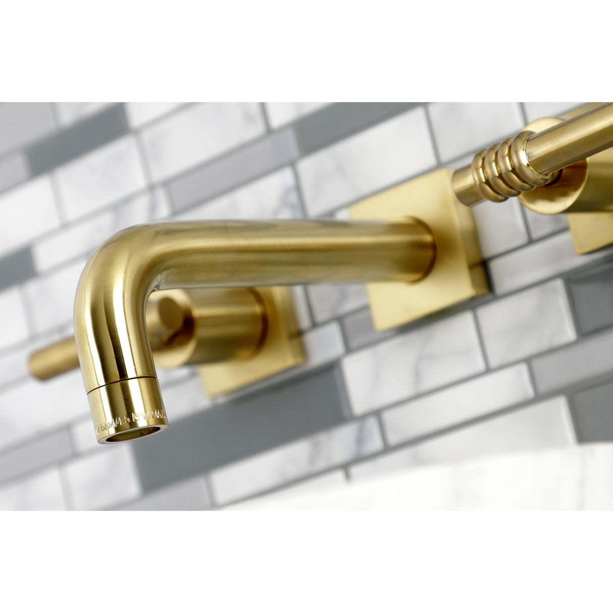 Milano Two-Handle Wall Mount Bathroom Faucet