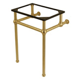 Templeton 24" x 20-3/8" x 33-1/4" Brass Console Sink Legs