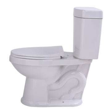 Talos 2 - piece 1.6 GPF Single Flush Elongated Toilet in White