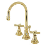 Millennium Widespread Bathroom Faucet With Brass Pop Up