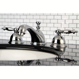 Templeton 1.2 GPM Widespread Bathroom Faucet With Pop Up Drain Assembly And Metal Handles