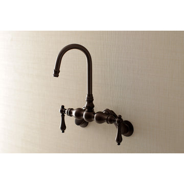 Vintage Wall Mount Tub Faucet, 4.5