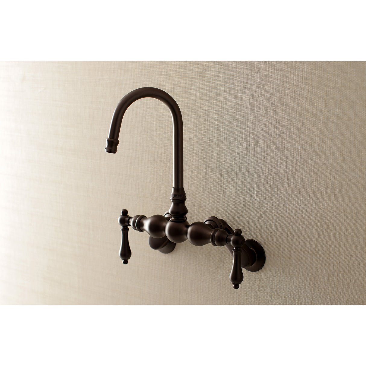 Vintage Wall Mount Tub Faucet, 4.5" In Spout Reach