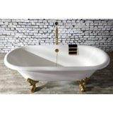 Clawfoot Tub with 7-Inch Faucet Drillings